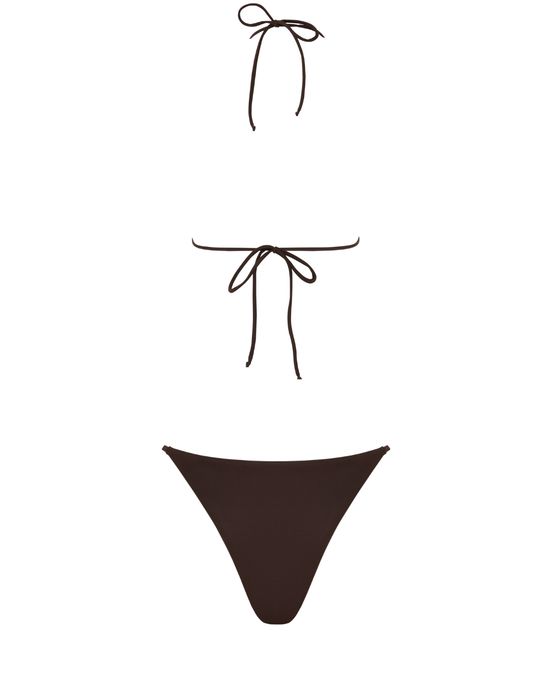 The Sienna Dark Mocha Bikini Top