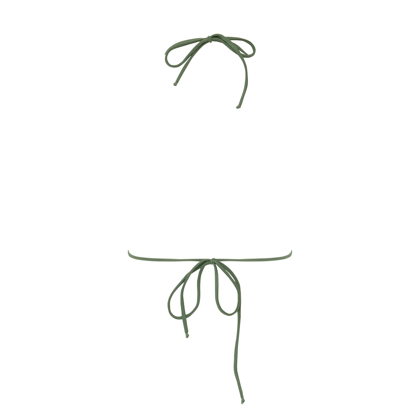 The Silva Sage Green Bikini Top