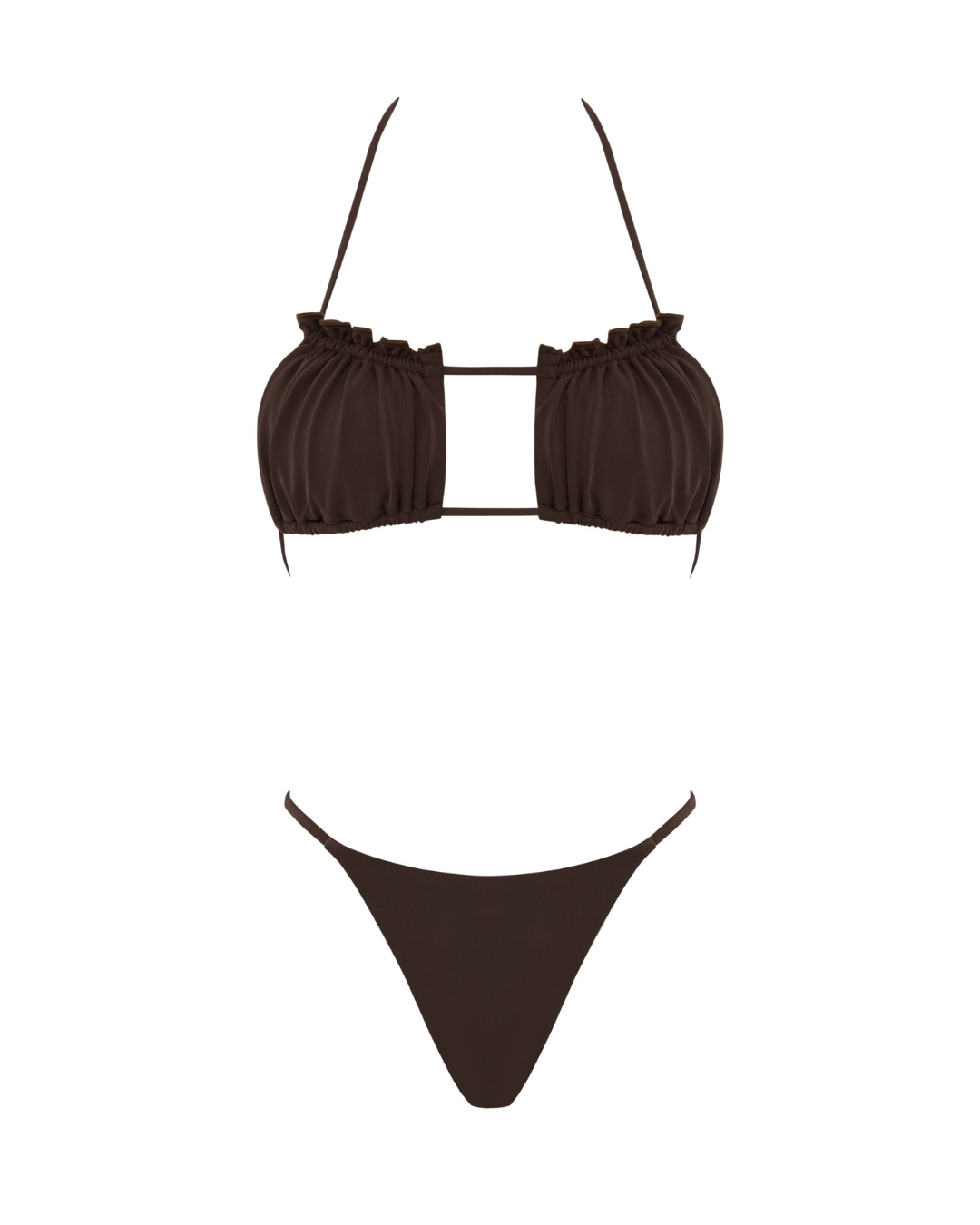 The Sienna Dark Mocha Bikini Bottom