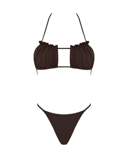 The Sienna Dark Mocha Bikini Bottom