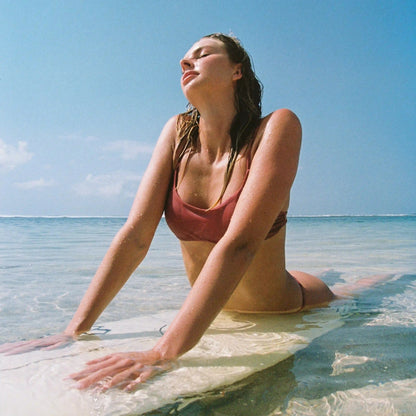 The Terra Marsala Bikini Top
