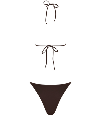 The Sienna Dark Mocha Bikini Bottom