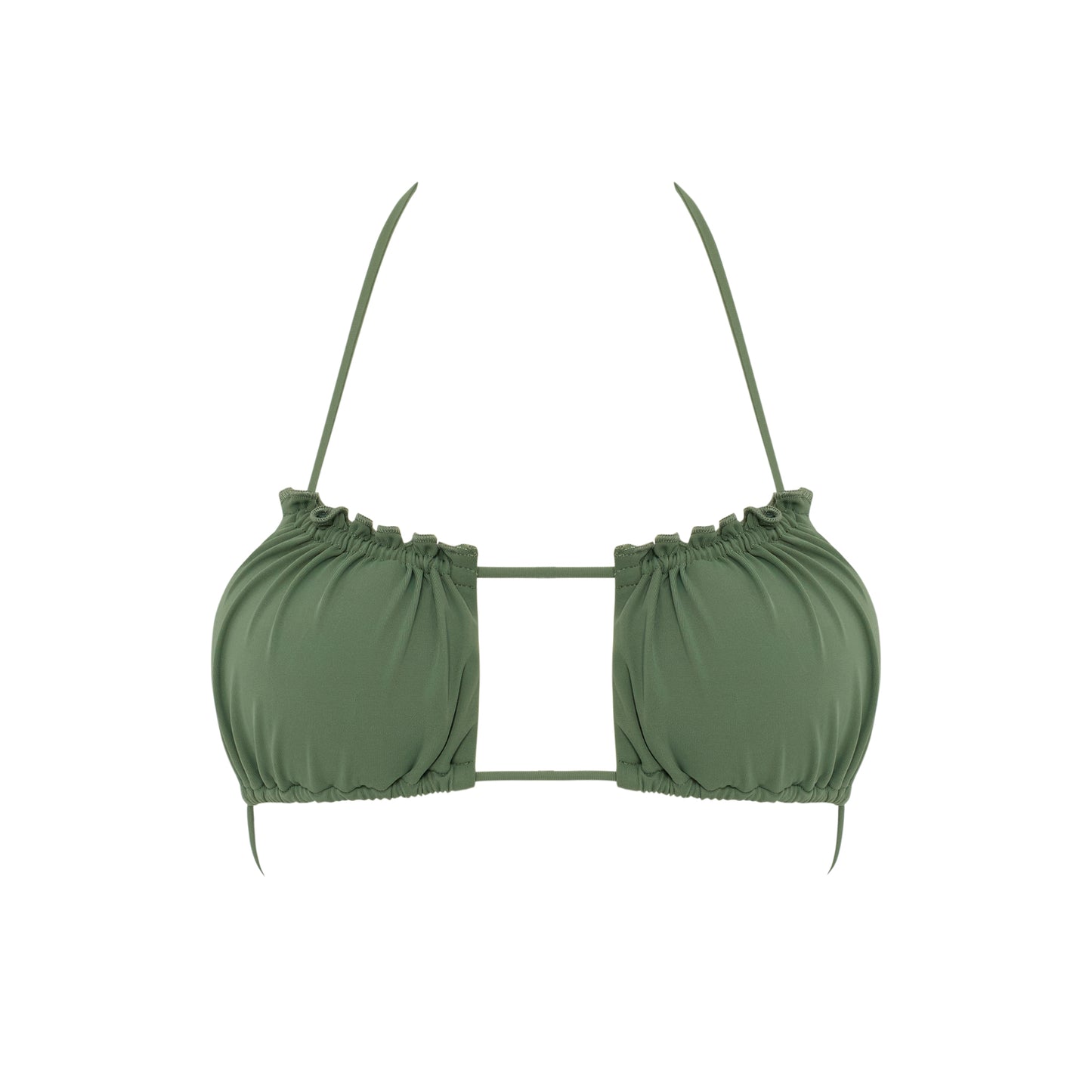 The Silva Sage Green Bikini Top