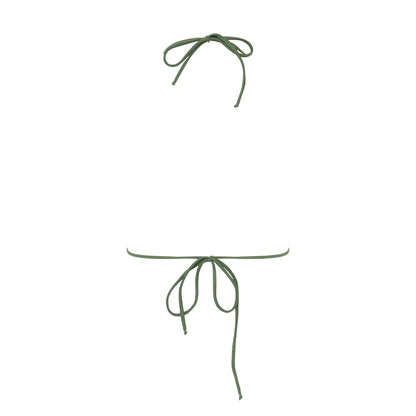 The Silva Sage Green Bikini Top
